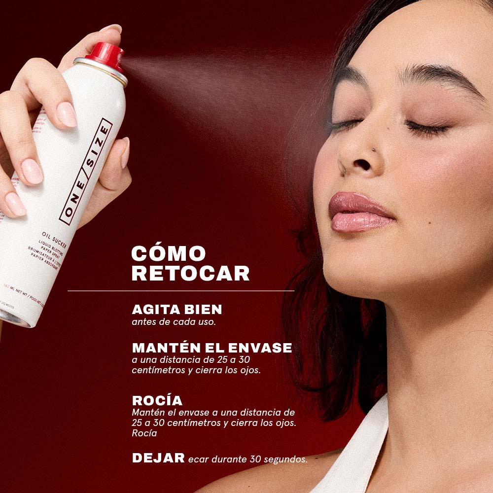 OIL SUCKER LIQUID BLOTTING PAPER TOUCH UP SPRAY (BRUMA DE RETOQUE)
